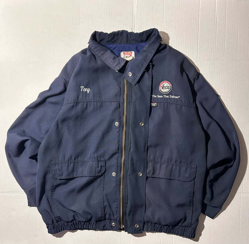 Vintage 90s Work Jacket Bulwark Extreme Flame Resistant Men’s XL